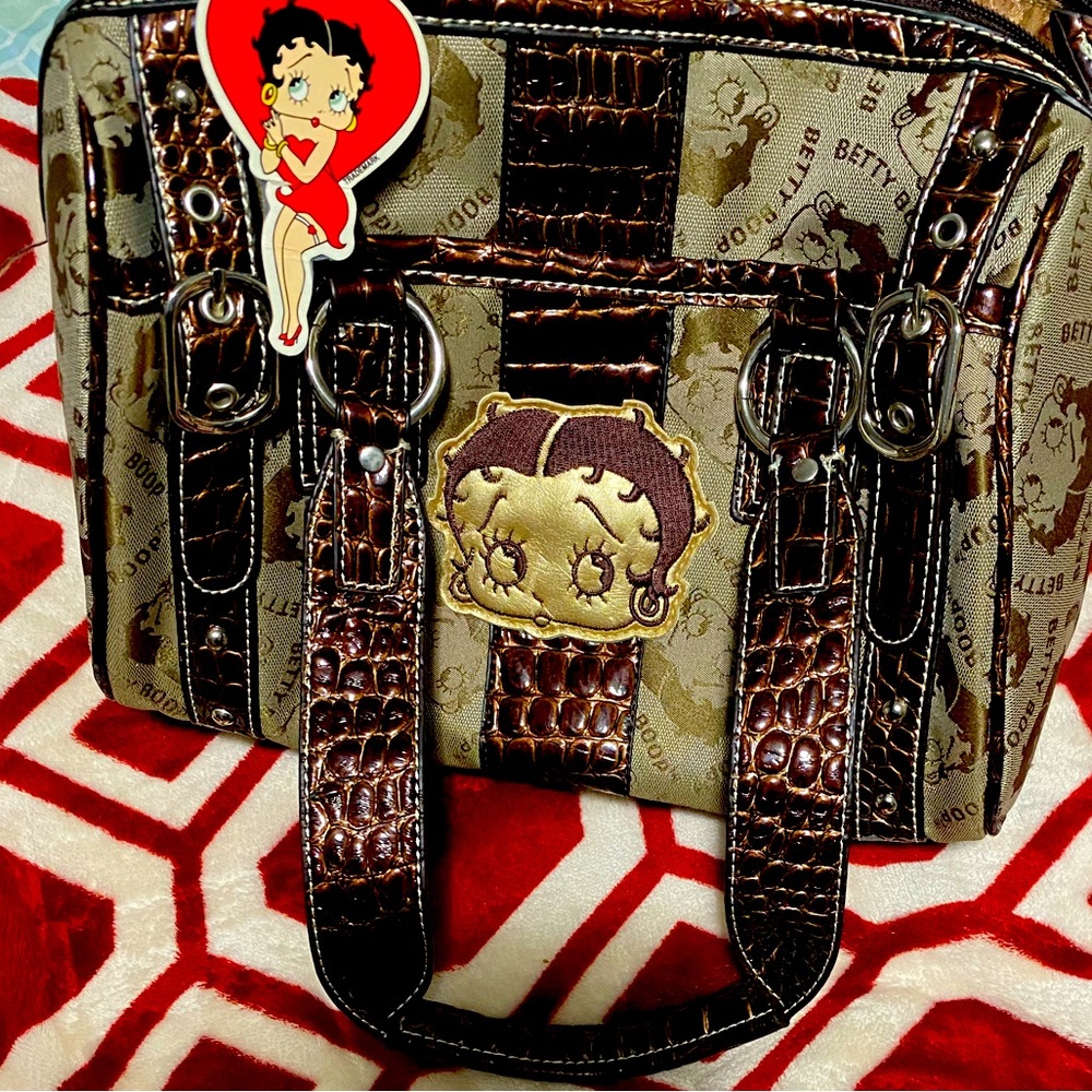 Betty Boop purse in black new never worn vintage